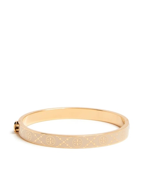Tory Burch T Monogram hinge bracelet - Neutrals - zdjęcie produktu nr 2