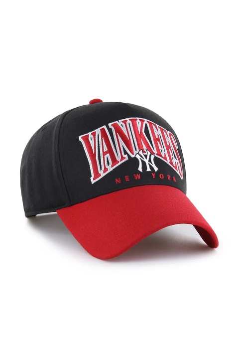47 brand czapka z daszkiem z dodatkiem wełny MLB New York Yankees kolor czarny B-DRIBL17WBP-BK - zdjęcie produktu nr 2