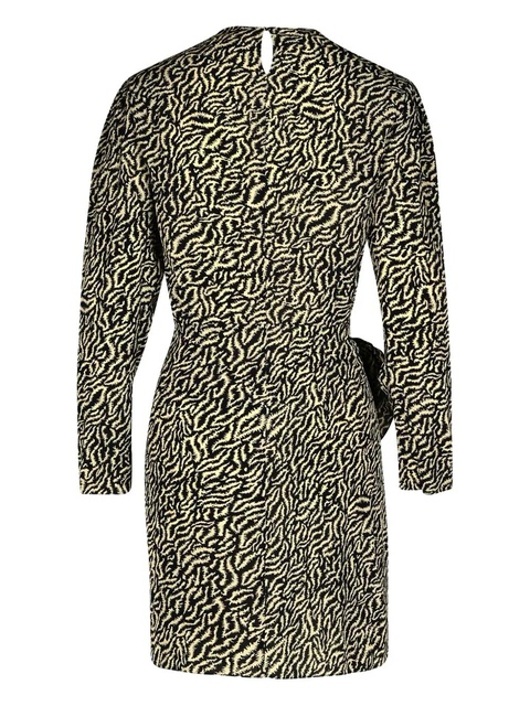 ISABEL MARANT Dulce patterned mini dress - Black - zdjęcie produktu nr 2
