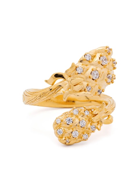 Maje double-pineapple ring - Gold - zdjęcie produktu nr 1