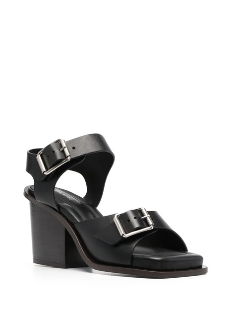 LEMAIRE 80mm leather sandals - Black - zdjęcie produktu nr 2