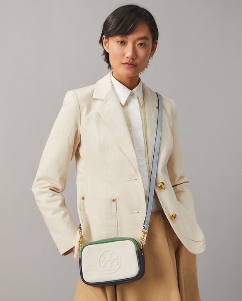 TORY BURCH - Torebka na ramię Perry Bombe - zdjęcie produktu nr 1
