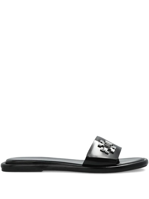 Tory Burch logo-detailing flat sandals - Black - zdjęcie produktu nr 1