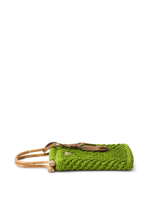 Prada mini crochet tote bag - Green - zdjęcie produktu nr 2