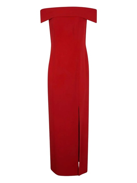 Lauren Ralph Lauren off-shoulder dress - Red - zdjęcie produktu nr 1
