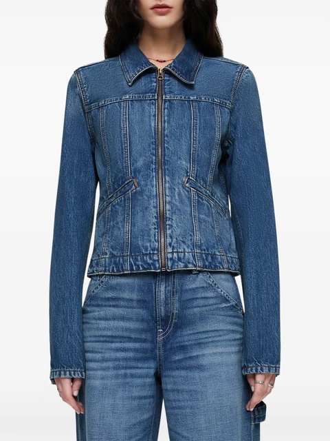 RE/DONE zip-up denim jacket - Blue - zdjęcie produktu nr 2