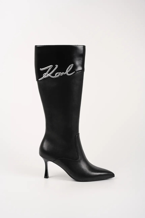 Karl Lagerfeld kozaki SIENNA damskie kolor czarny na szpilce KL32775 - zdjęcie produktu nr 1