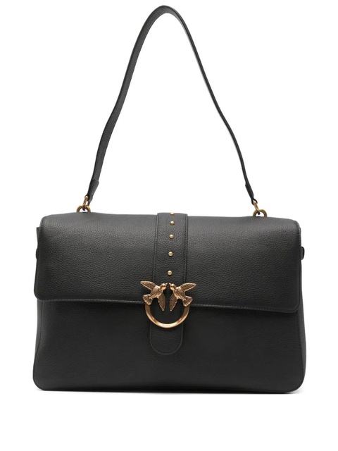 PINKO Love One leather shoulder bag - Black - zdjęcie produktu nr 1