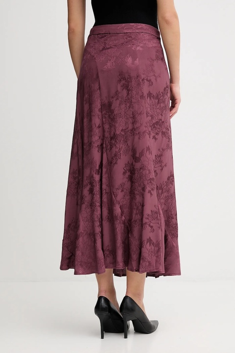 Hoss Intropia spódnica kolor bordowy maxi rozkloszowana 8422464 - zdjęcie produktu nr 2