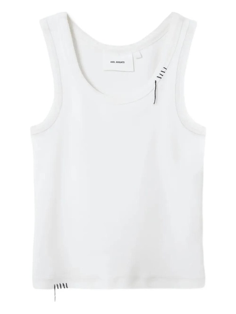 Axel Arigato Traced ribbed sleeveless tank top - White - zdjęcie produktu nr 1