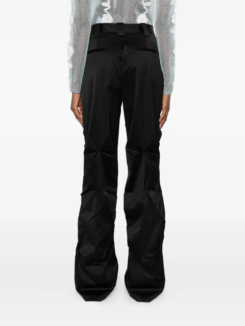 GANNI logo-plaque trousers - Black - zdjęcie produktu nr 2