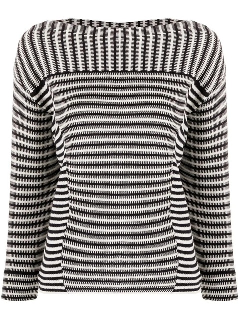 Chloé striped knit jumper - Blue - zdjęcie produktu nr 1