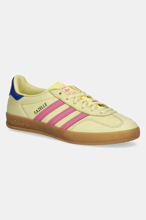 adidas Originals buty Gazelle Indoor damskie kolor żółty JI2719 - zdjęcie produktu nr 1