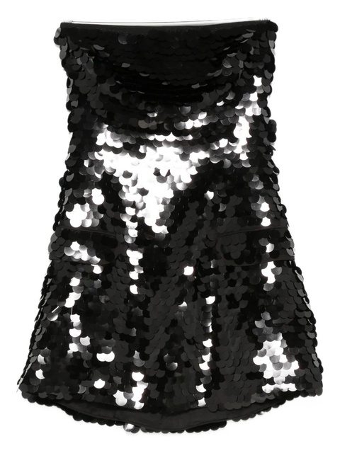Paris Georgia Mermaid sequin-embellished mini dress - Black - zdjęcie produktu nr 1