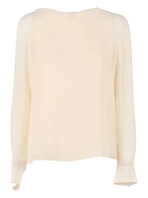Max Mara Demian long-sleeve blouse - Neutrals - zdjęcie produktu nr 2