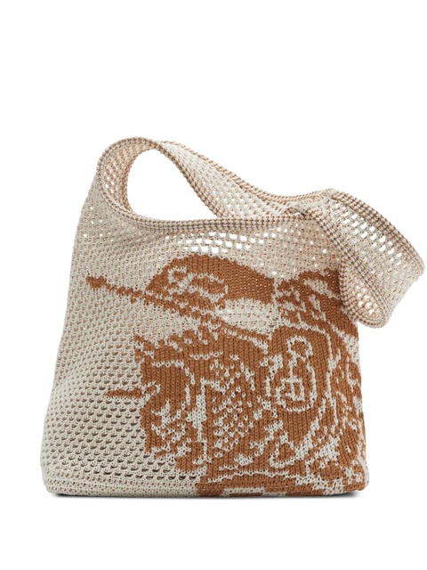 Burberry small EKD Crochet tote bag - Neutrals - zdjęcie produktu nr 1