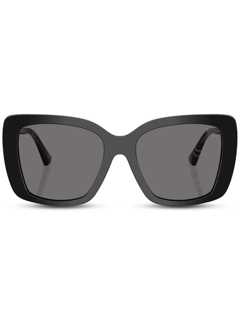 Burberry Eyewear Vintage Check sunglasses - Black - zdjęcie produktu nr 1