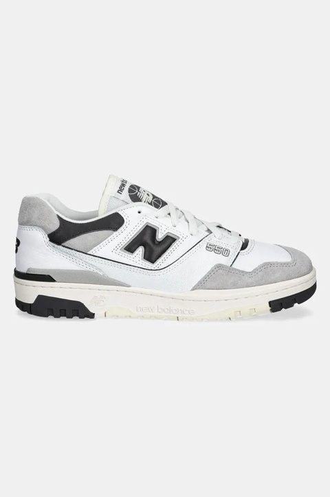 New Balance sneakersy skórzane 550 kolor biały BB550GWB - zdjęcie produktu nr 2