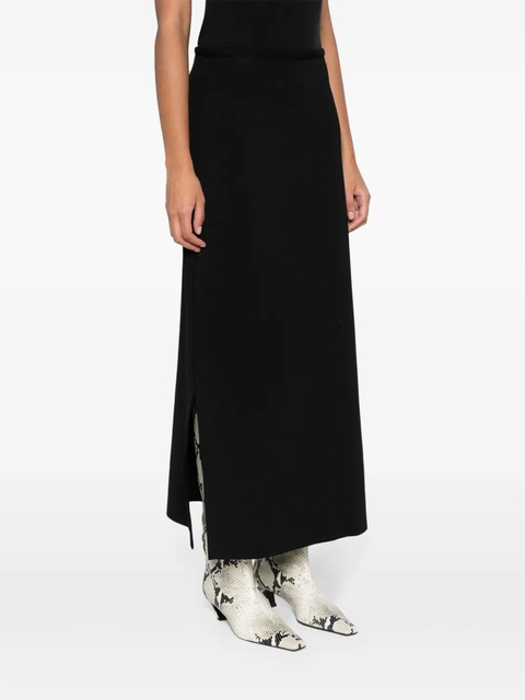 Jil Sander mid-rise straight midi skirt - Black - zdjęcie produktu nr 2