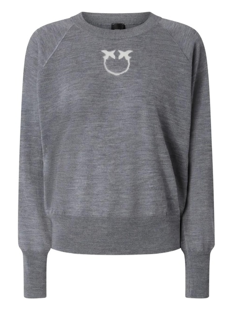 PINKO Lanzarote crew-neck sweater - Grey - zdjęcie produktu nr 1