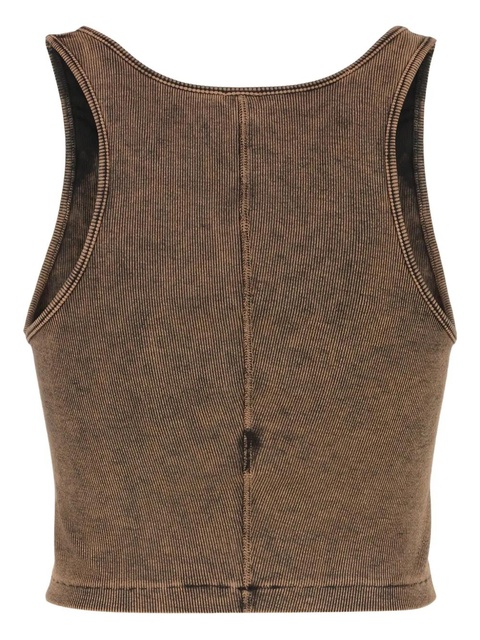 RE/DONE ribbed tank top - Brown - zdjęcie produktu nr 2