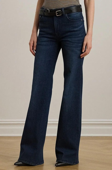 Lauren Ralph Lauren jeansy bawełniane damskie high waist 200982842 - zdjęcie produktu nr 2
