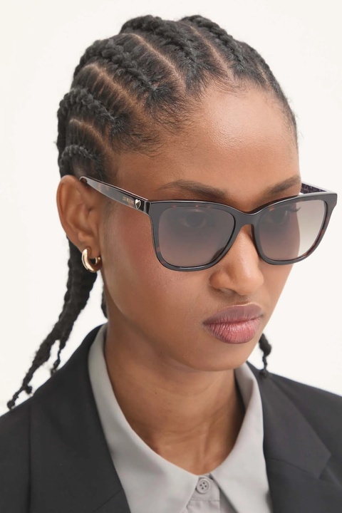 Love Moschino okulary przeciwsłoneczne damskie kolor brązowy MOL078/S - zdjęcie produktu nr 2