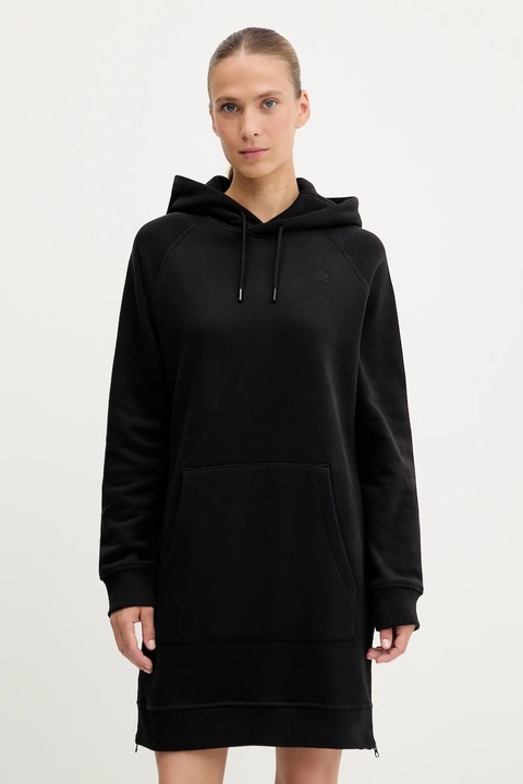 The North Face sukienka bawełniana kolor czarny mini prosta NF0A8E48JK31 - zdjęcie produktu nr 1