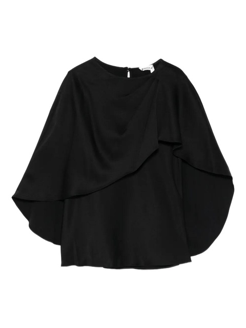 Simkhai cape-detail top - Black - zdjęcie produktu nr 1