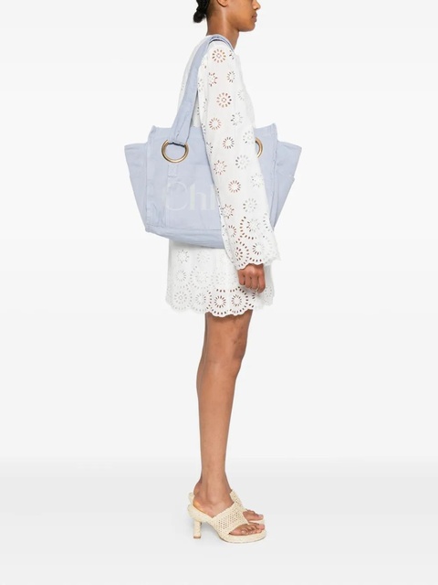 Chloé Plage tote bag - Blue - zdjęcie produktu nr 2