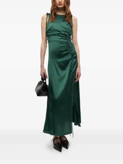 GANNI satin dress - Green - zdjęcie produktu nr 1