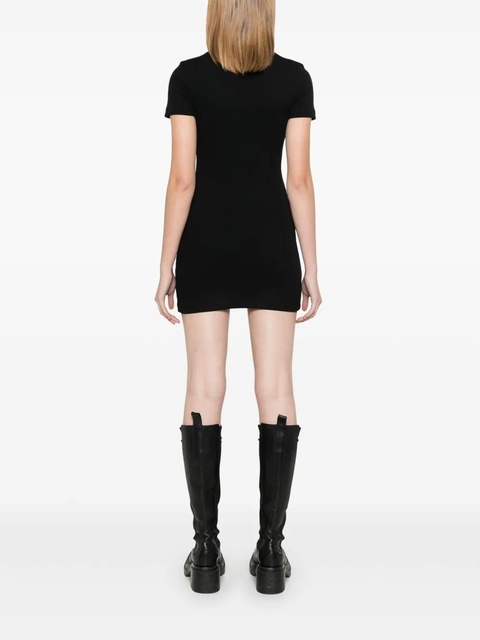 GCDS logo-embroidered mini dress - Black - zdjęcie produktu nr 2