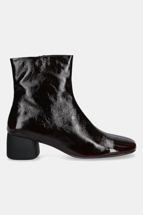 Vagabond Shoemakers botki skórzane LIVIA damskie kolor bordowy na słupku 6056-060-38 - zdjęcie produktu nr 2
