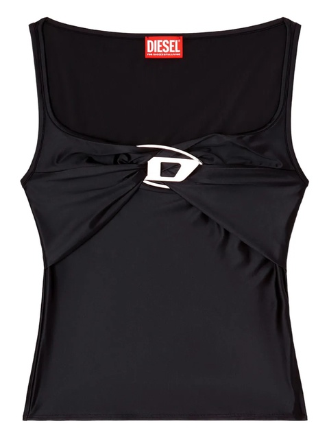 Diesel T-Amai twist-detail buckle top - Black - zdjęcie produktu nr 1
