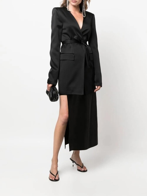 The Row Kanita layered silk skirt - Black - zdjęcie produktu nr 1