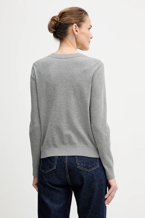 Tommy Hilfiger kardigan damski kolor szary lekki WW0WW42370 - zdjęcie produktu nr 2