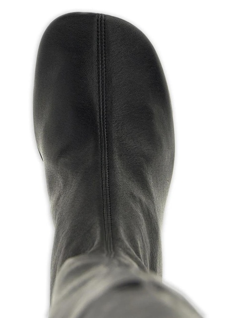 Jil Sander 60mm leather round-toe boots - Black - zdjęcie produktu nr 2