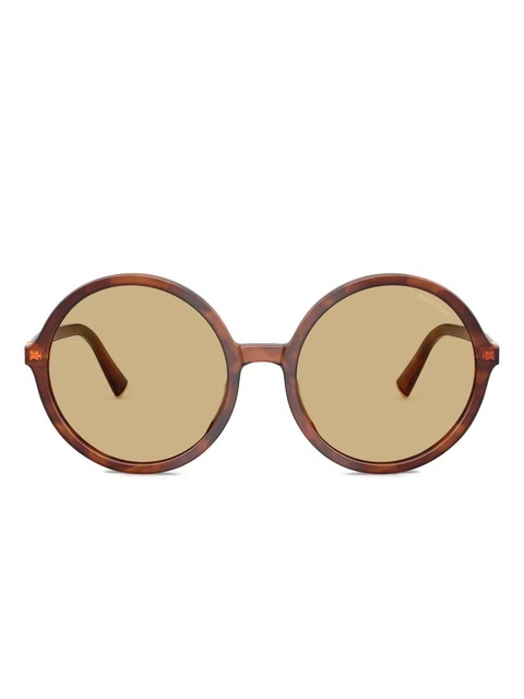 Miu Miu Eyewear round-frame sunglasses - Brown - zdjęcie produktu nr 1