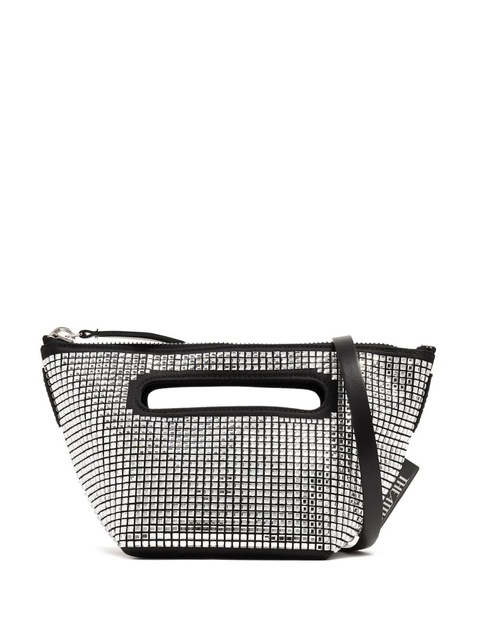 The Attico Via Dei Giardini 15 crystal tote bag - Silver - zdjęcie produktu nr 1
