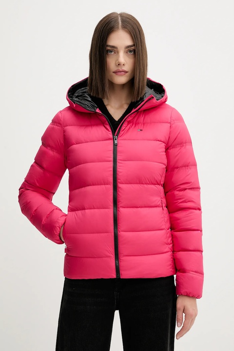 Tommy Jeans kurtka puchowa kolor czerwony zimowa DW0DW21617 - zdjęcie produktu nr 1
