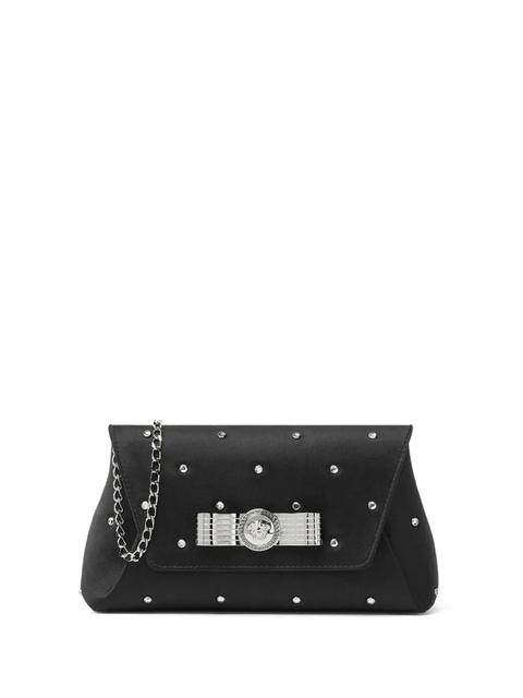 Versace Cielo Stellato Gianni Ribbon clutch bag - Black - zdjęcie produktu nr 1