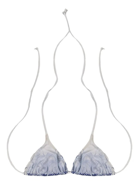 Jean Paul Gaultier striped bikini top - White - zdjęcie produktu nr 1