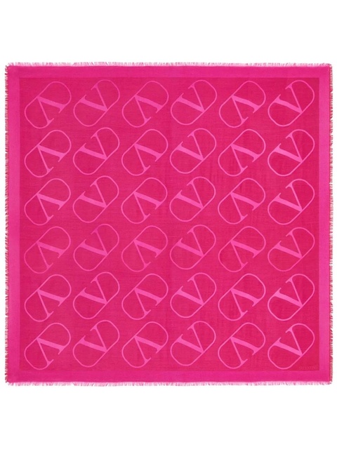 Valentino Garavani VLogo Signature scarf - Pink - zdjęcie produktu nr 1