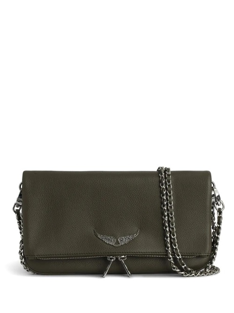 Zadig&Voltaire Rocky leather clutch bag - Green - zdjęcie produktu nr 1