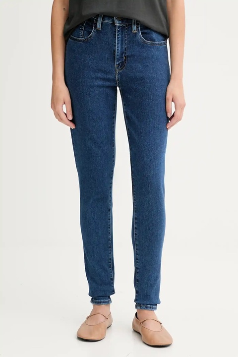 Levi's jeansy 721 HIGH RISE SKINNY damskie kolor niebieski 18882.0928 - zdjęcie produktu nr 1