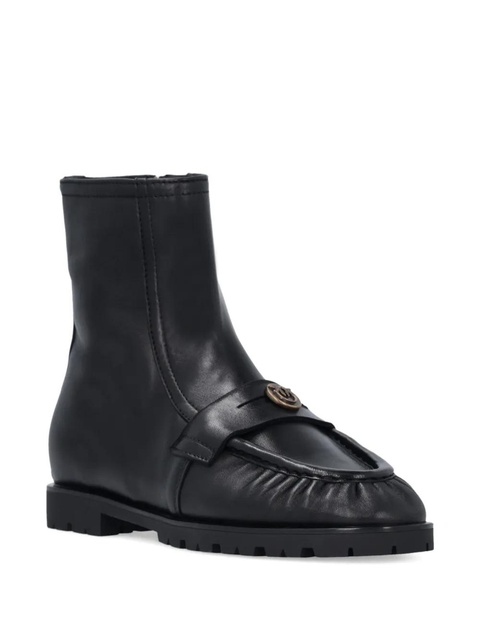 PINKO Nora pleated-detail boots - Black - zdjęcie produktu nr 2