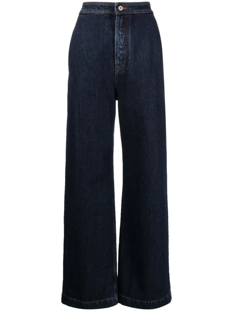 LOEWE high-rise straight-leg jeans - Blue - zdjęcie produktu nr 1