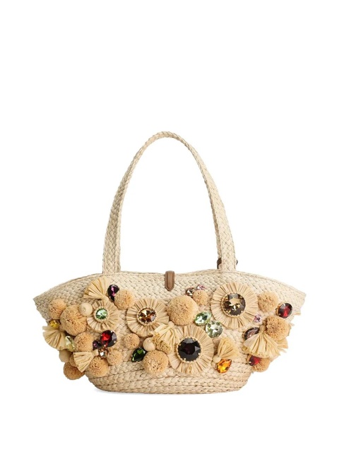 Dolce & Gabbana embellished basket bag - Neutrals - zdjęcie produktu nr 2