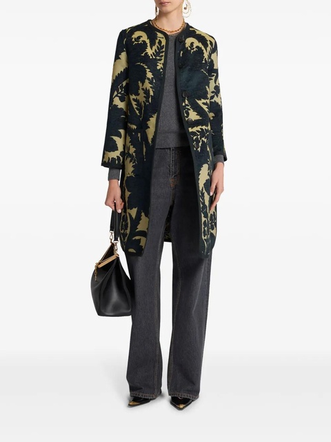 ETRO jacquard reversible coat - Blue - zdjęcie produktu nr 2