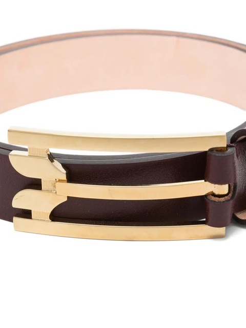 Victoria Beckham buckle-detail leather belt - Red - zdjęcie produktu nr 2